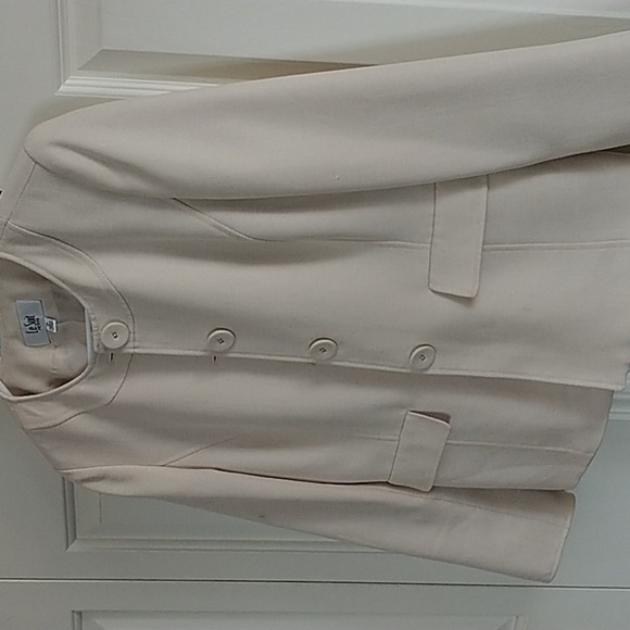 LeSuit Petite Classic Covered Button Blazer Jacket 8P - Picture 2 of 13